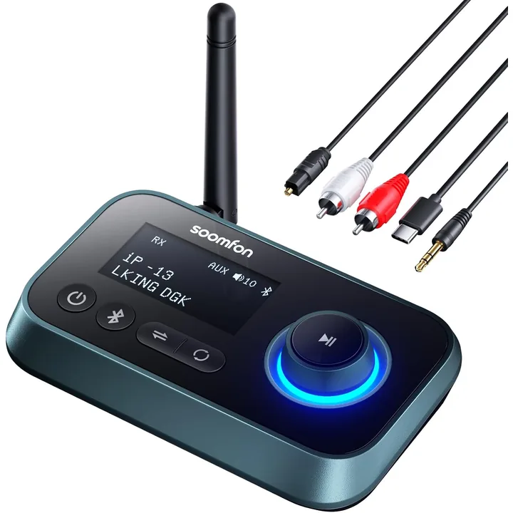 Transmetteur Bluetooth TV SOOMFON 3 en 1 Avec Écran