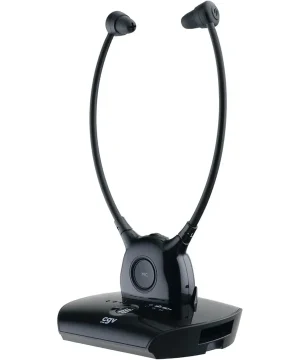 Casque TV sans fil stethoscopique CGV Dolfin Onyx noir