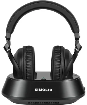 Casque TV sans fil SIMOLIO SM-826D double mode RF et Bluetooth